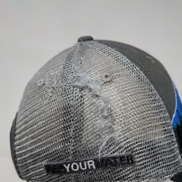 RepYourWater Mount Rainier Snapback Trucker Hat Multi One Size Mesh Back - Picture 5 of 9